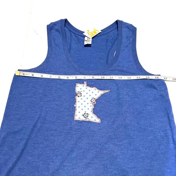 NWT District Made Blue MN Minnesota Tank Top Women's M Medium - Picture 6 of 7